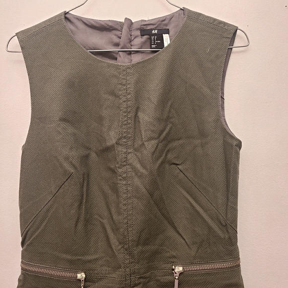 H&M Dress- Army Green - Picture 6 of 9
